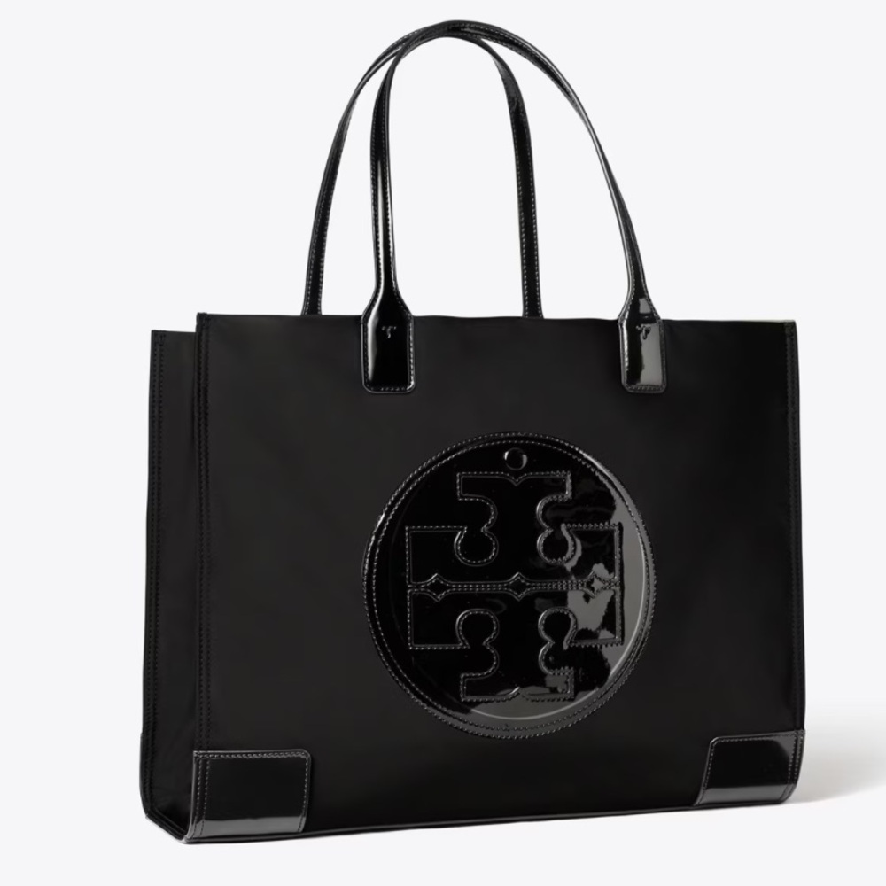 Tory Burch Small Ella Tote Bag Purse - Picture 2 of 10